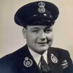 Tex Golding in Coxswain Uniform
