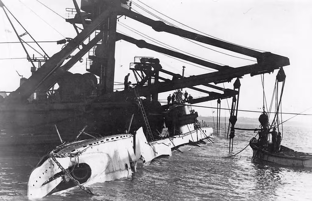 HMS Truculent sinking